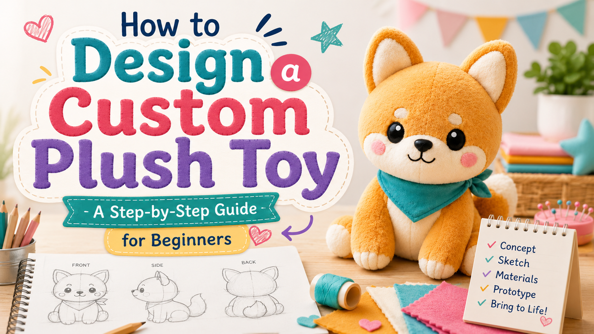 How to Design a Custom Plush Toy: A Step-by-Step Guide for Beginners