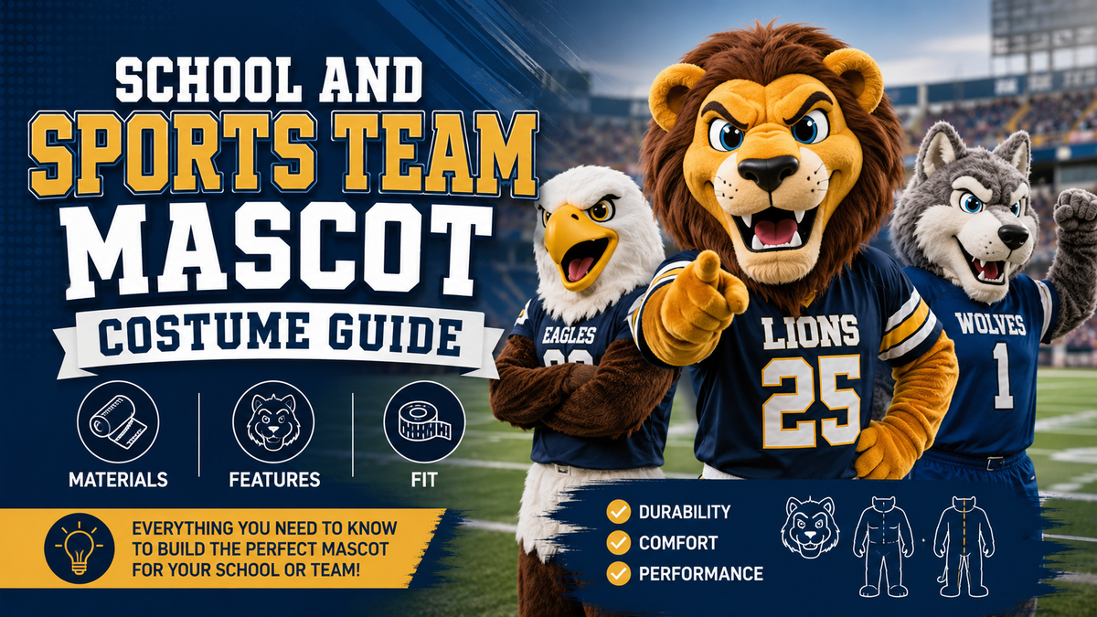 School and Sports Team Mascot Costume Guide: Materials, Features, and Fit