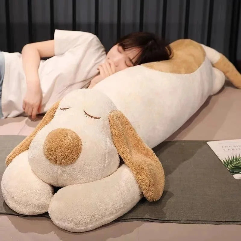 Giant Dog Plush Toy Big Sleeping Dog Stuffed Puppy Doll Soft Animal Toy
