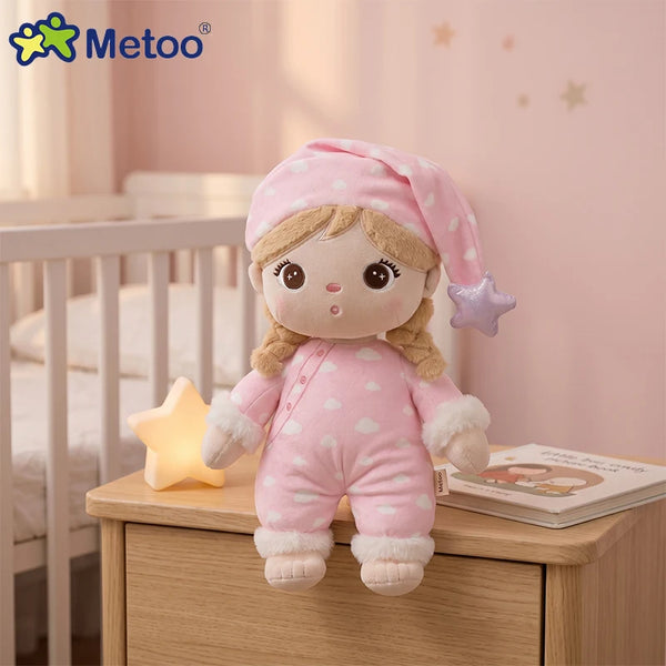 MeToo Pink Pyjama Plush Doll - Huggable Baby Toy - JollyAnime