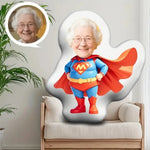 Customized Super Grandma Face shape gift with your photo and gift