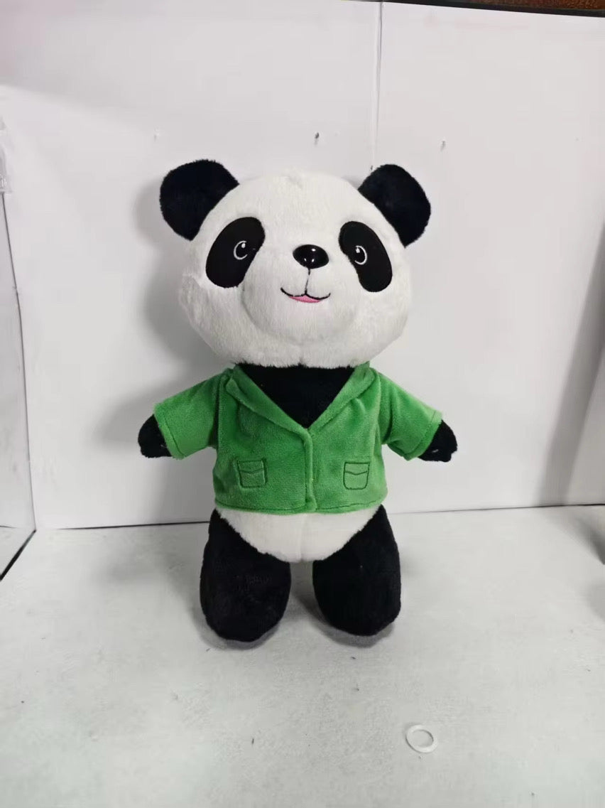 Ms. Panda Lily — finished Lambda Kappa Tau plush toy