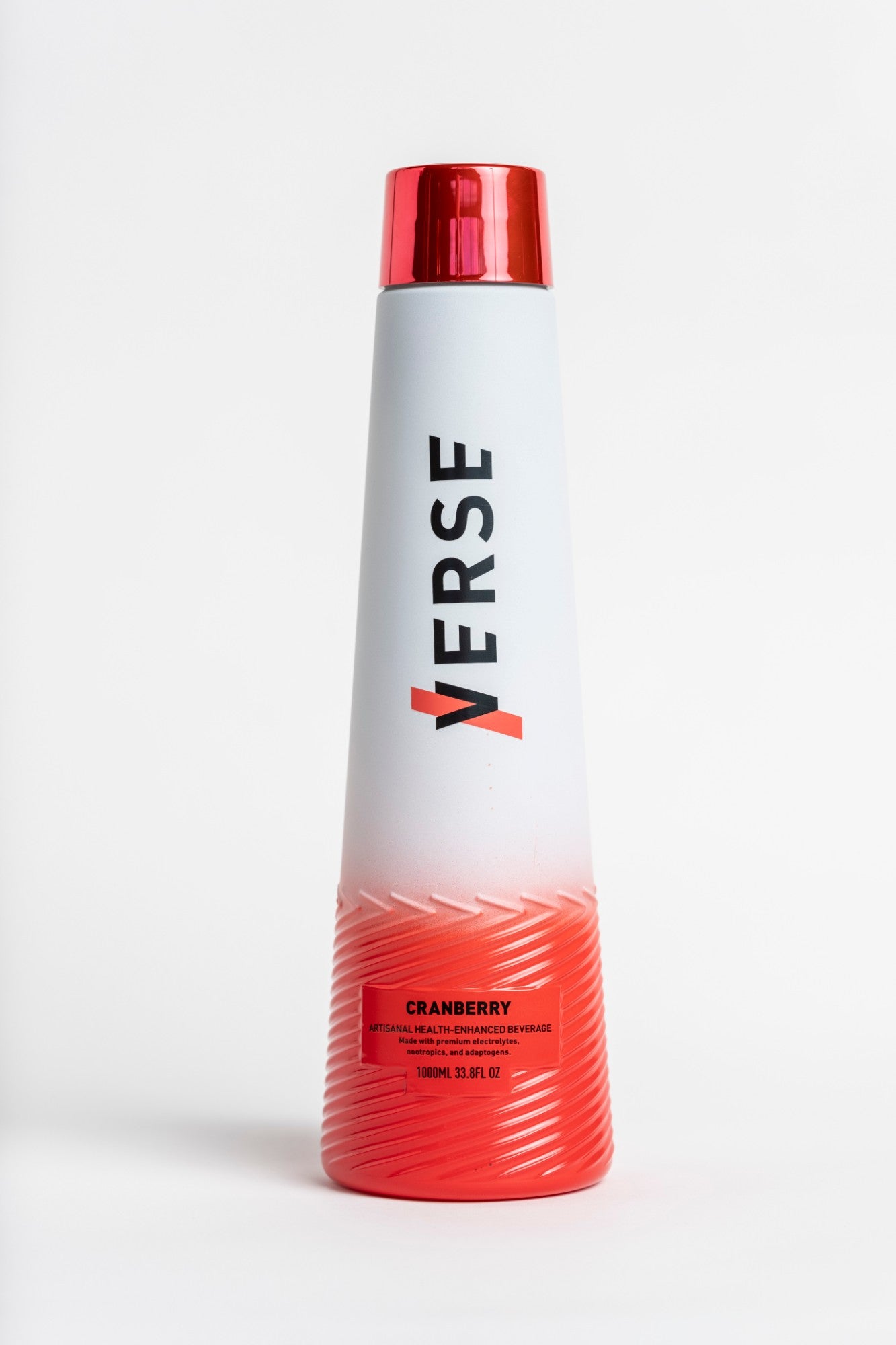 Verse Cranberry — artisanal health-enhanced beverage bottle