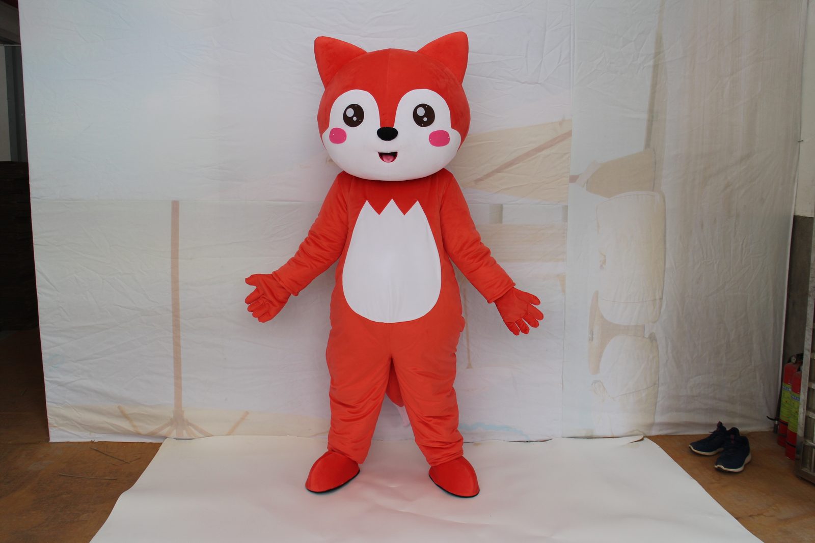 Fox mascot costume full body — custom built by JollyAnime