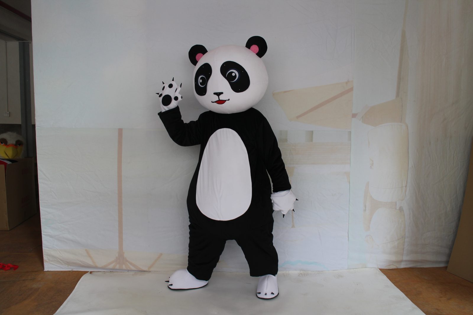Panda mascot costume full body — custom built by JollyAnime